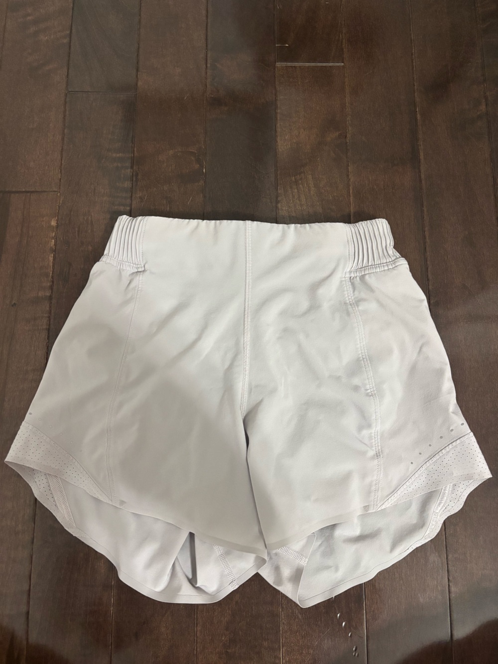 Lululemon Women’s White Athletic Shorts with Breathable Panels